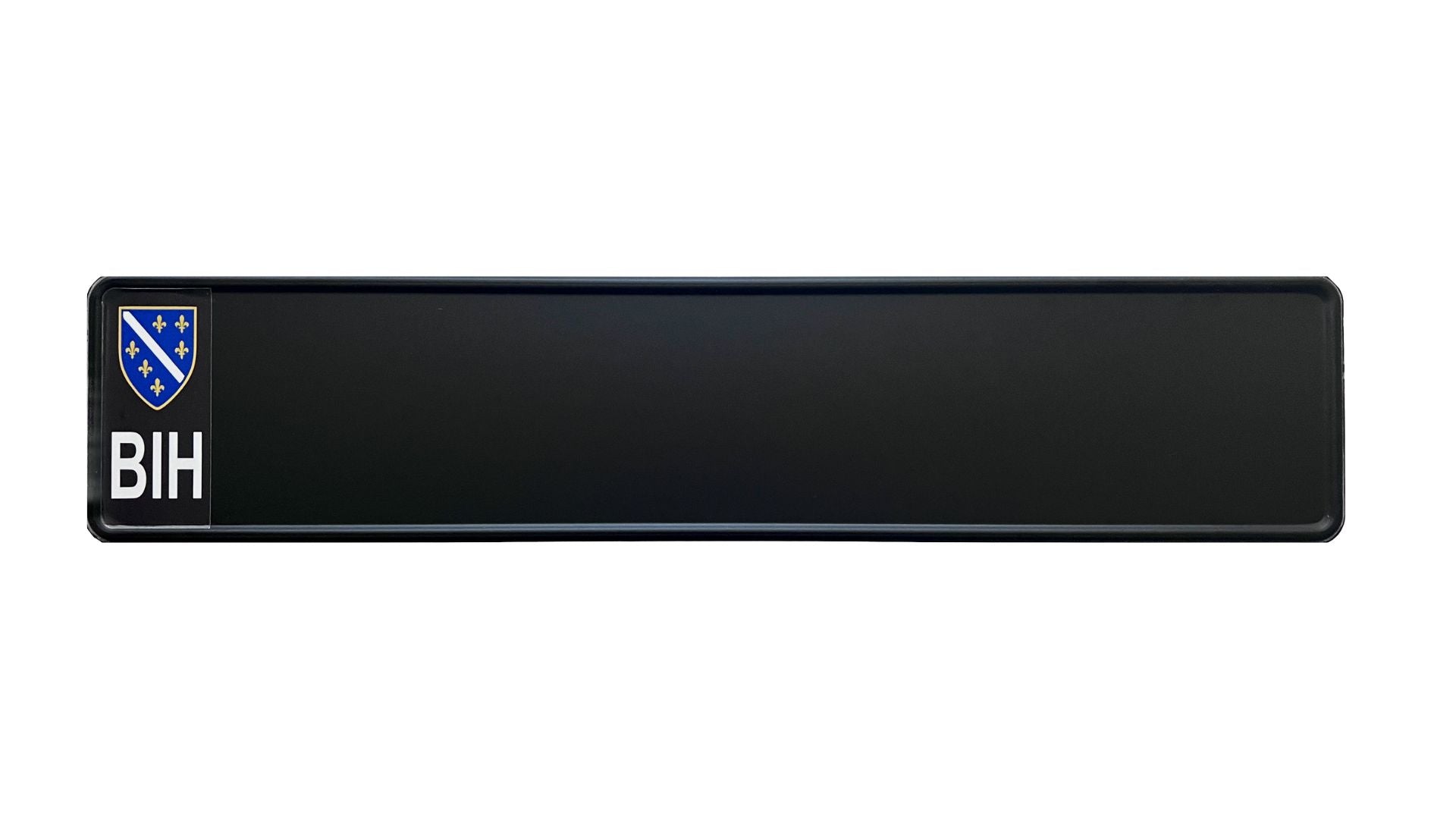 Black Bosnia and Herzegovina European License Plate