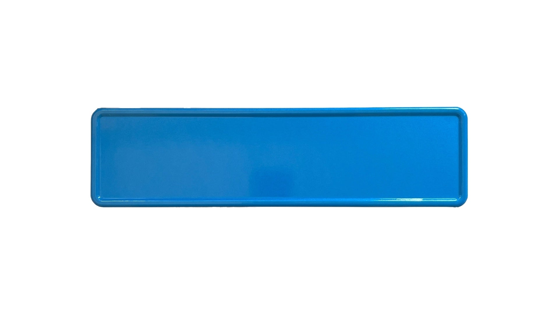 Custom Light Blue European License Plate