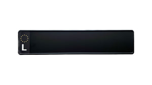Black Luxembourg European License Plate