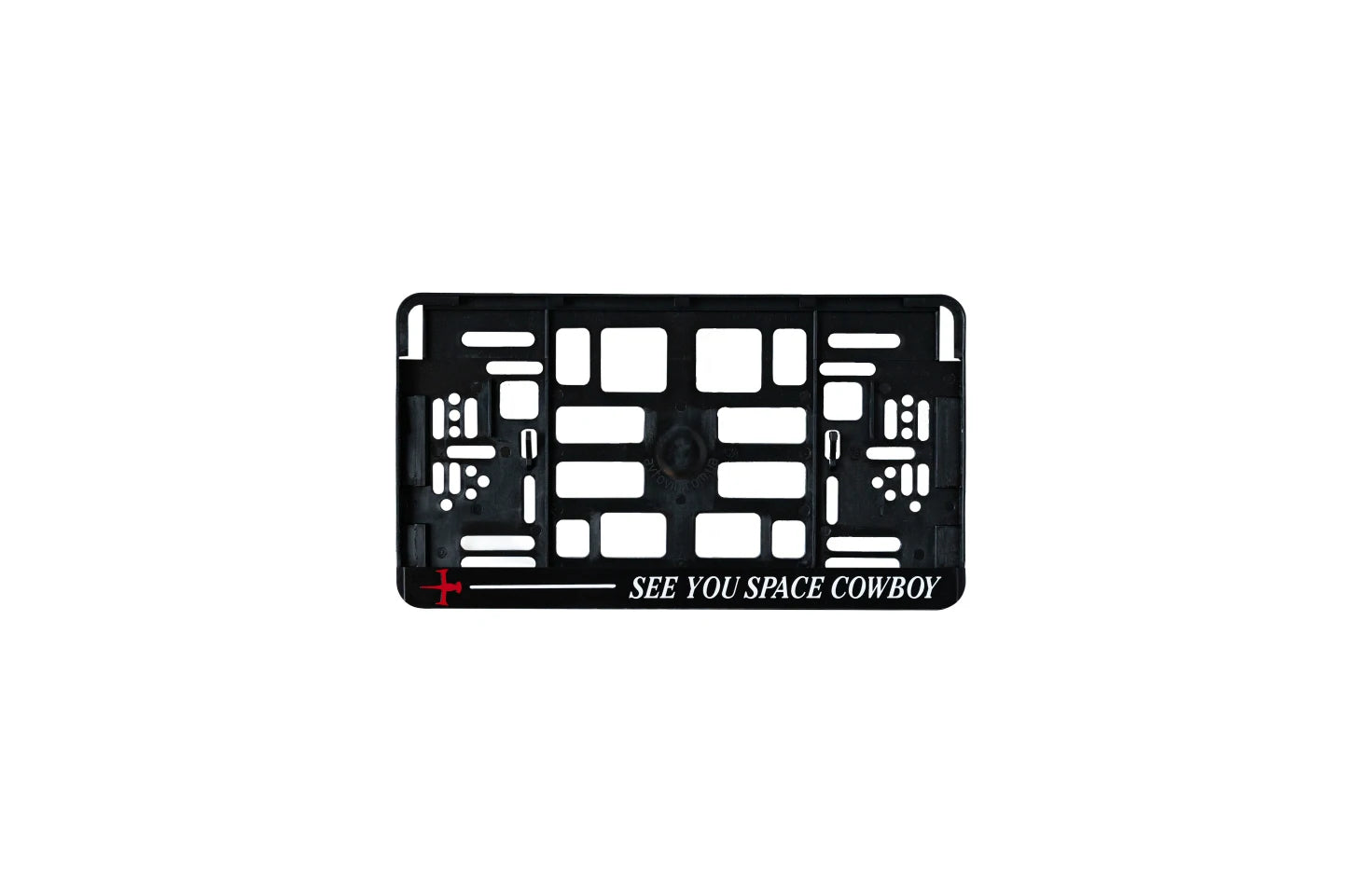 space cowboy license plate holder