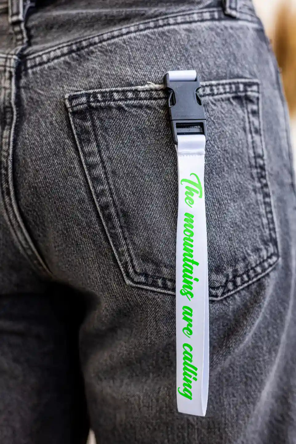 "The Mountains Are Calling" Key Lanyard