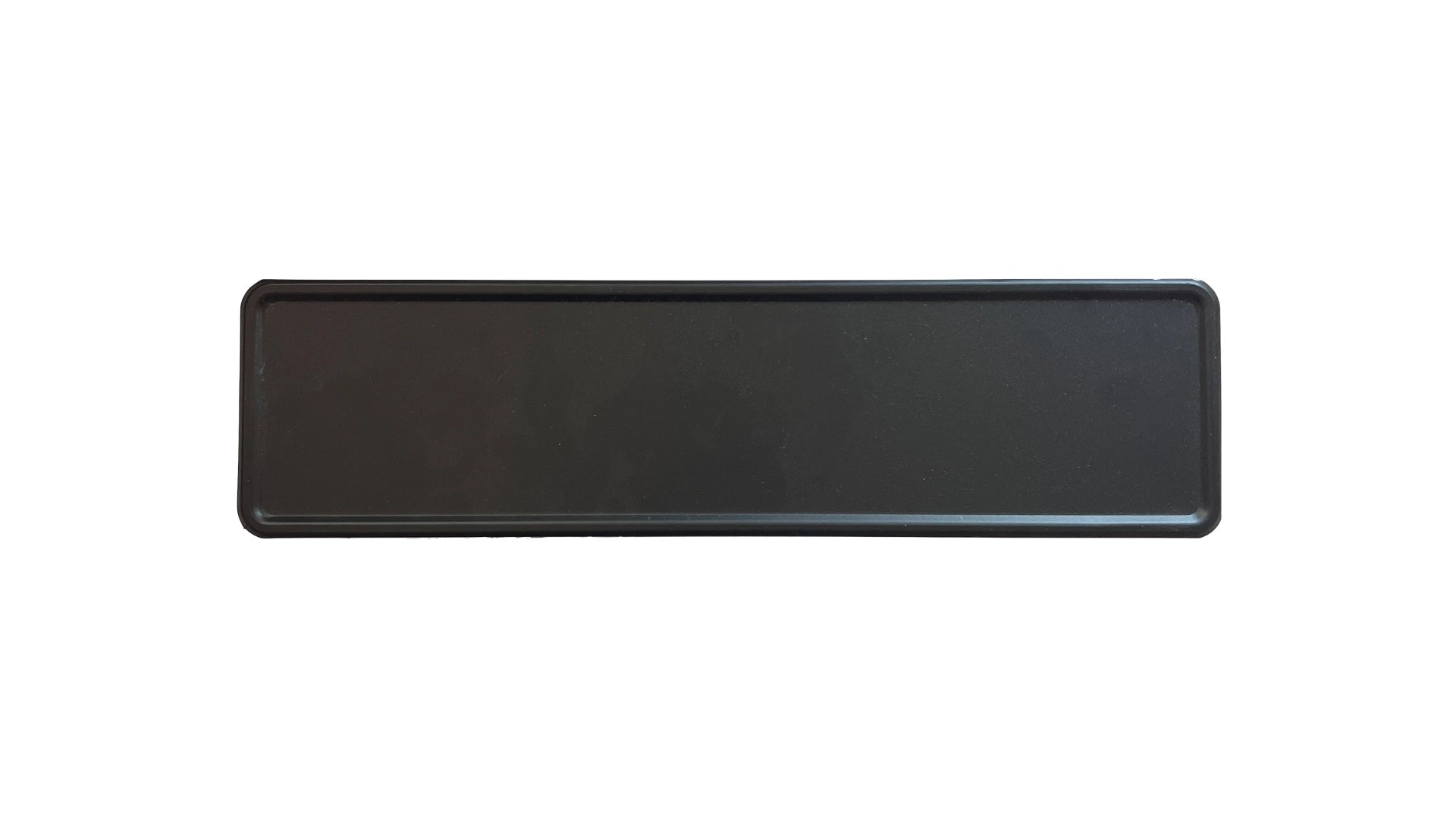 Custom Black European License Plate