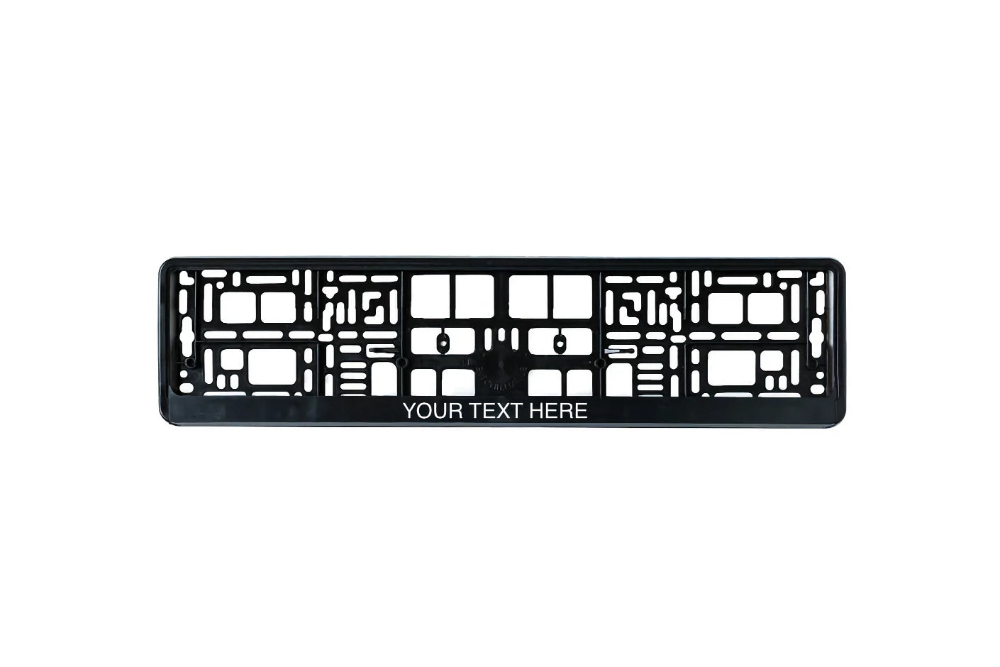 Custom European License Plate Frame