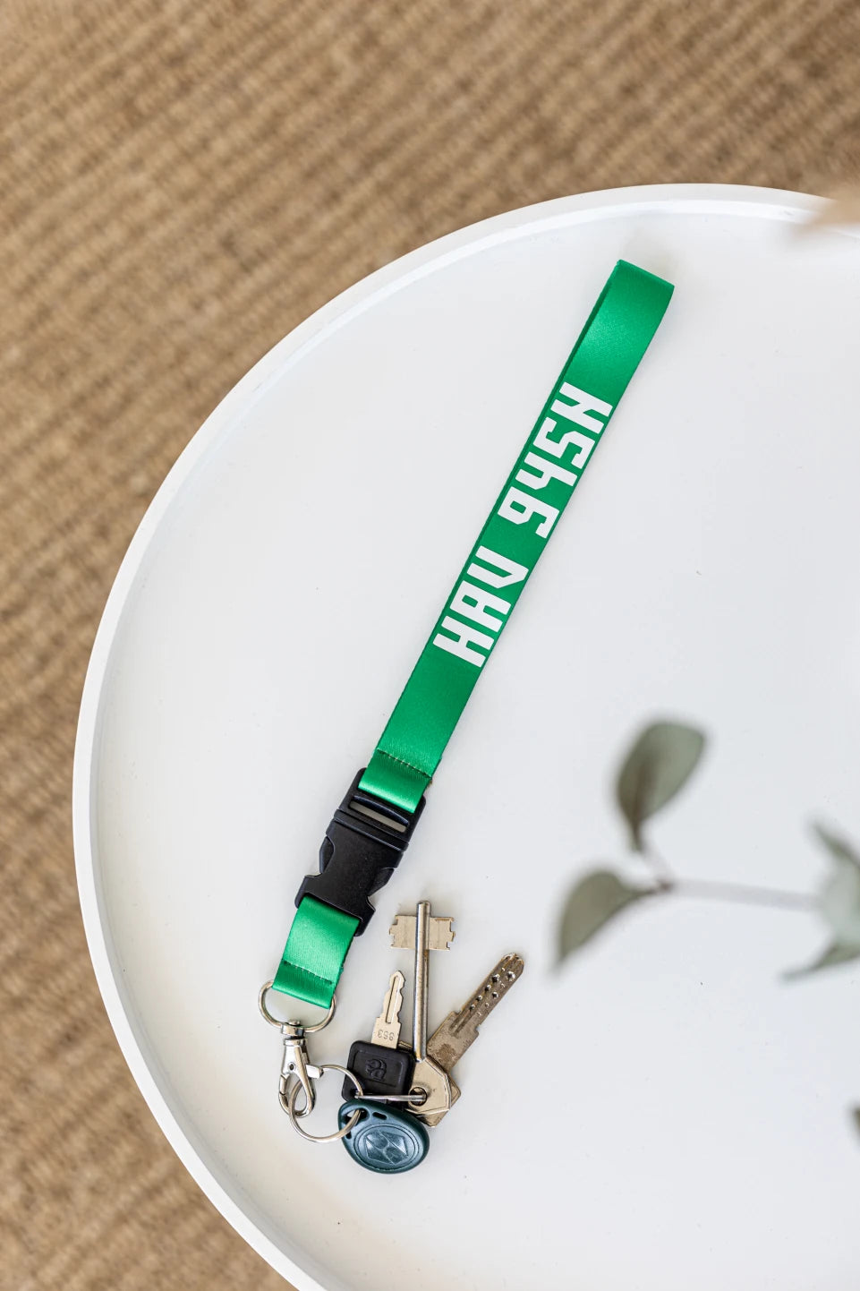 Green Key Lanyard