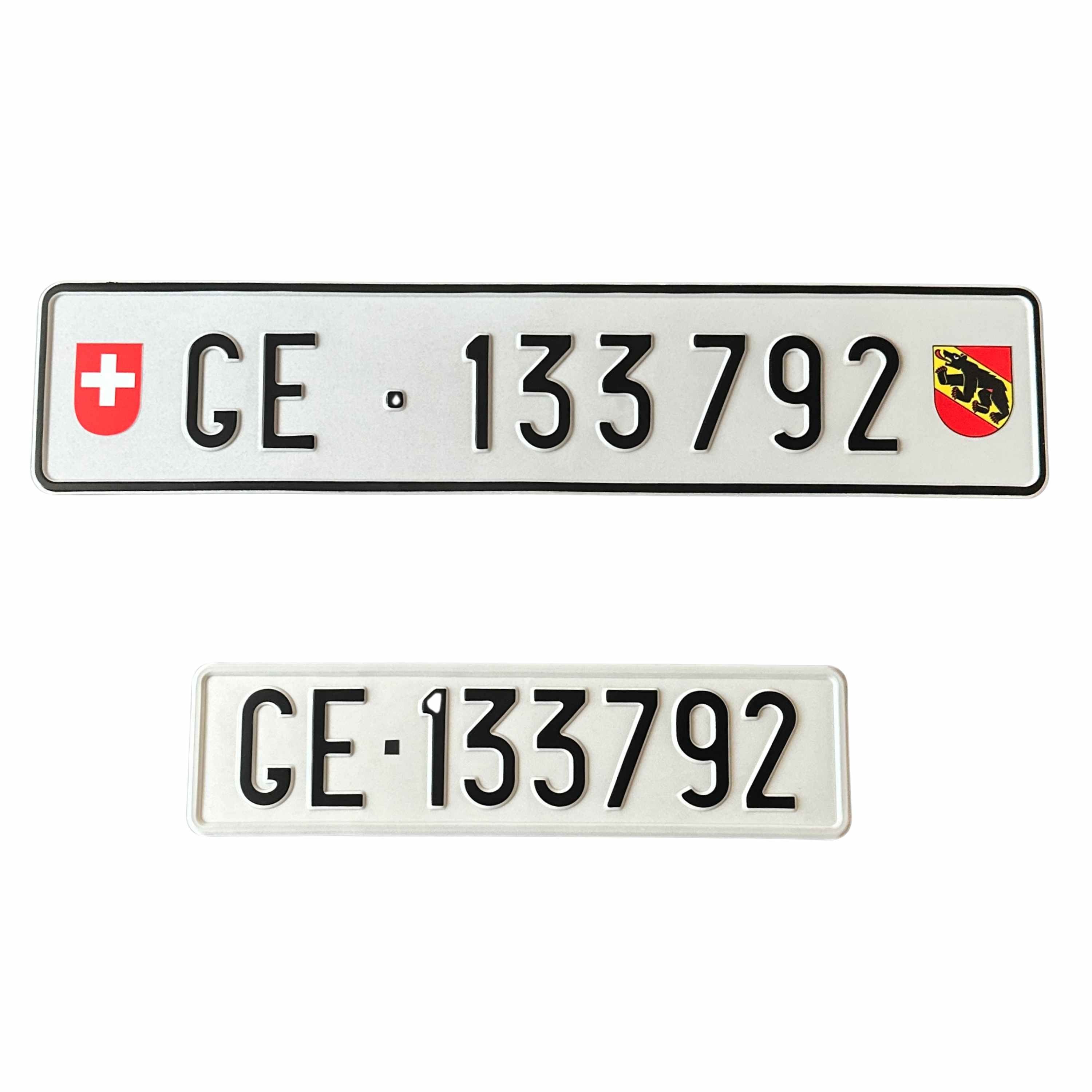 Switzerland European License Plates - Custom Graubünden Pair