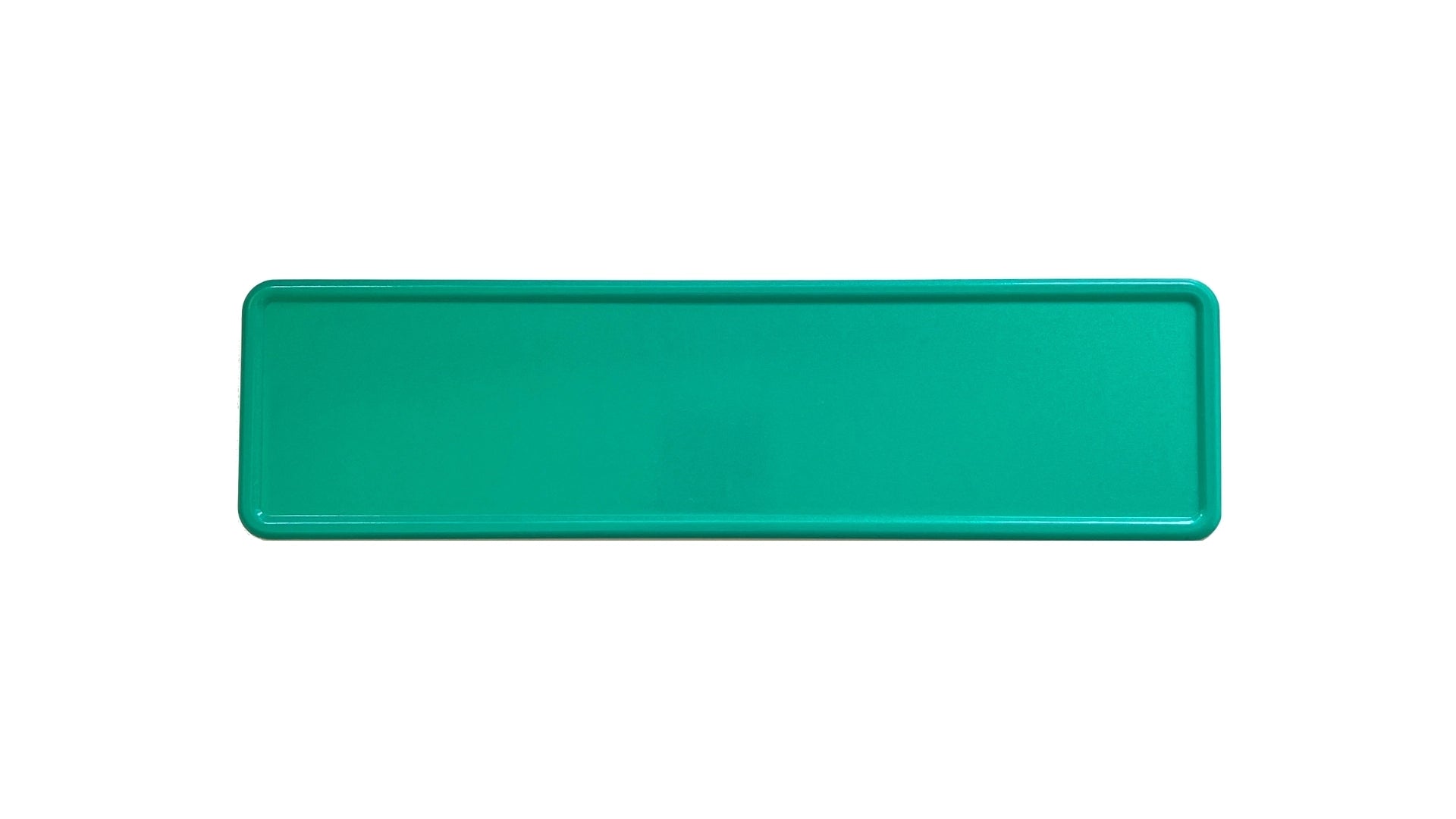 Custom Light Green European License Plate