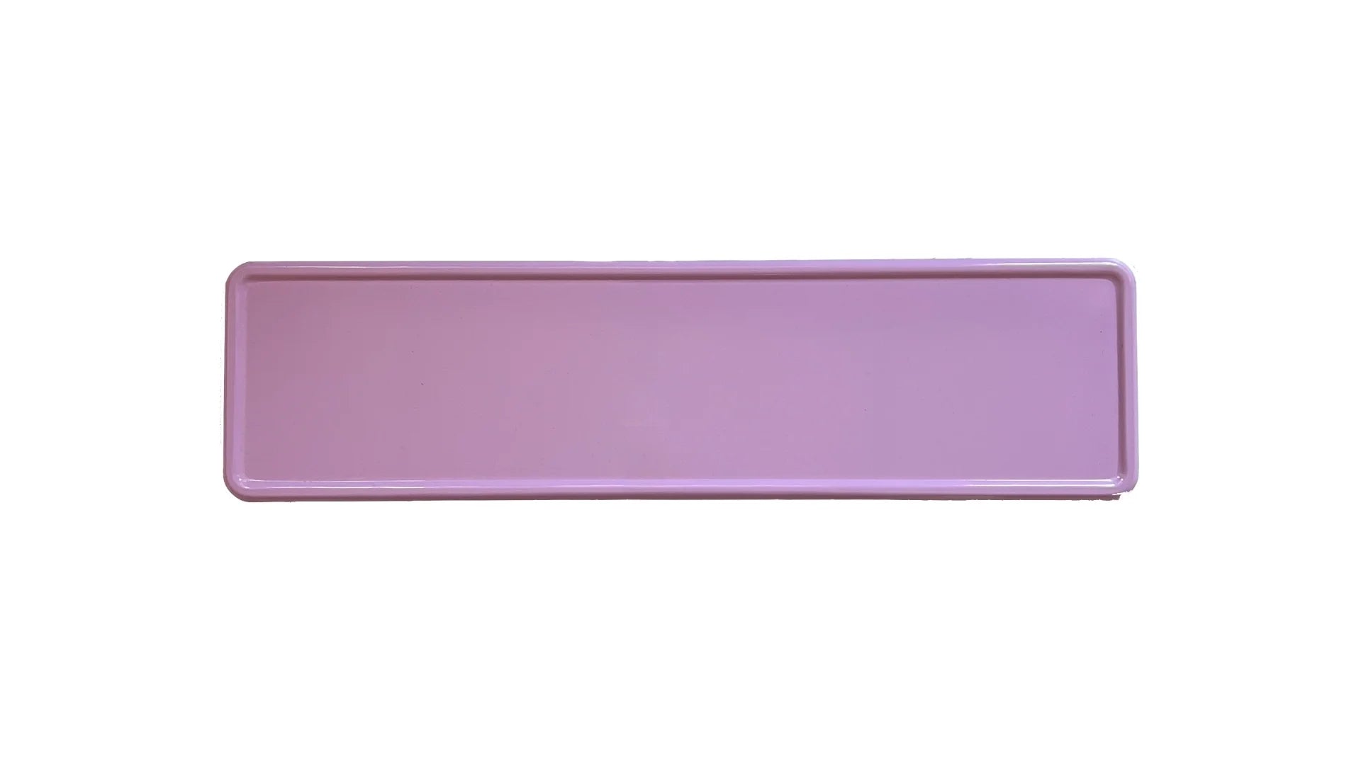 Pink European License Plate